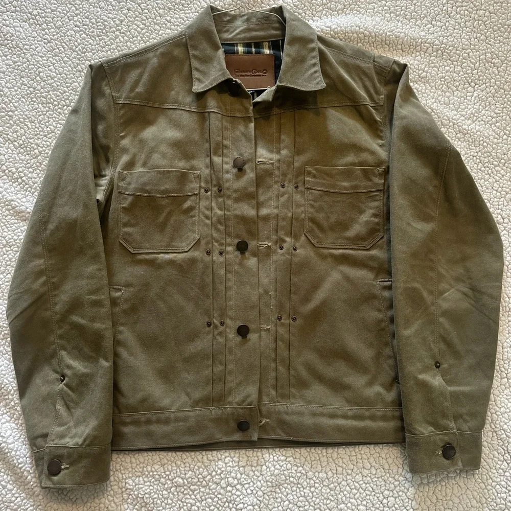 Freenote Cloth Wax canvas Jacket in Tobacco - Picture 2 of 10